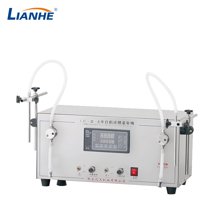 桌面型雙頭水劑灌裝機